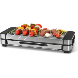 BEWAVE Electric Grill 1500W Korean BBQ Grill Smokeless Portable Tabletop Barbecue Grill for Indoor Outdoor Use B09Y2ZQYVG
