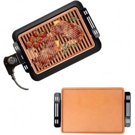 XZJJZ Electric BBQ Grill Household Barbecue Machine Grill Electric Hotplate Smokeless Grilled Meat Pan Electric Grill B09W1VZ2R7