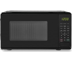 0.7 Cu ft Capacity Countertop Microwave Oven Black 