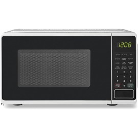 0.7 Cu ft Capacity Countertop Microwave Oven White B0B24TFFJ4