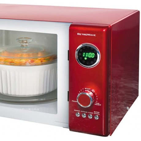 Adds a Nostalgic Touch to your Kitchen Retro Microwave Oven Dimensions: 19 inches long x 14 inches wide x 11 inches high B01N46532N