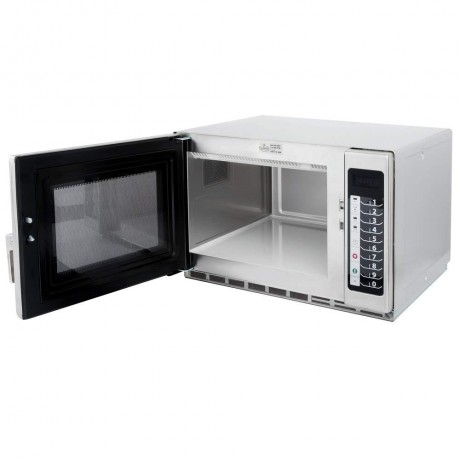 Amana RFS12TS Medium Duty Stainless Steel Commercial Microwave with Push Button Controls 120V 1200W B001LMUMV8