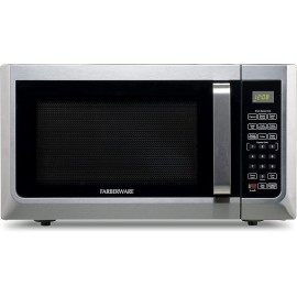 Farberware FMG13SS Countertop 1.3 Cu. Ft. 1100 Watt Microwave Oven with Smart Sensor Cooking LED Display Stainless Stainless Steel B0B17BJ628