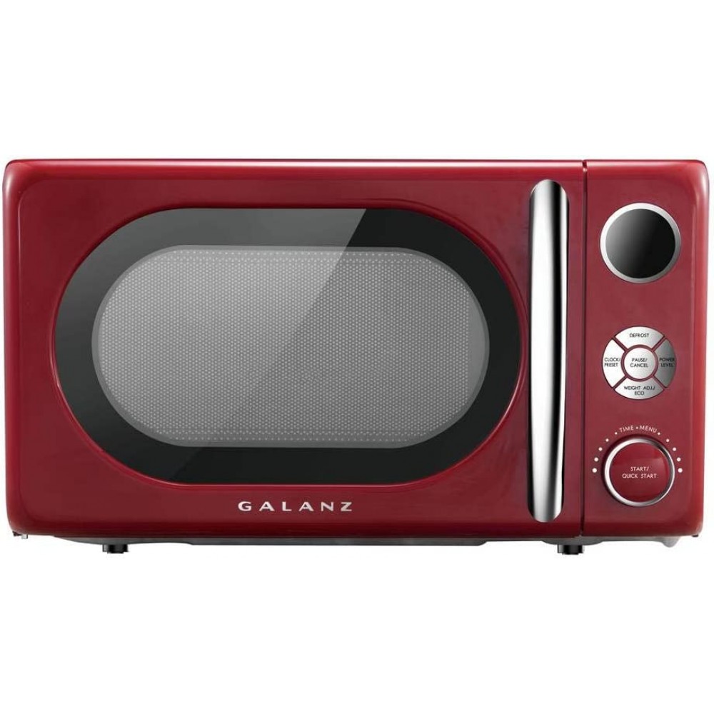 Galanz GLCMKA07RDR07 0.7 cu. Ft. 700-Watt Countertop Microwave in Retro Red B0849JRHZD