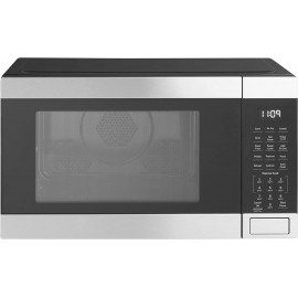 GE 3-in-1 Countertop Microwave Oven | Complete With Air Fryer Broiler & Convection Mode | 1.0 Cubic Feet Capacity 1,050 Watts | Kitchen Essentials for the Countertop or Dorm Room | Stainless Steel B09W4GL91J