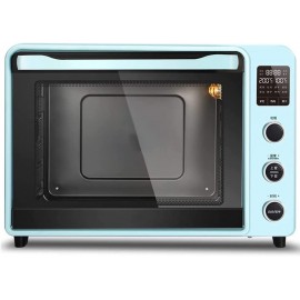 Large-Capacity Smart Microwave Oven Multifunctional Old-Fashioned Countertop Microwave Oven Automatic 40L Independent Temperature Control of Upper and Lower Tubes Color : B B0B1MN2PBK