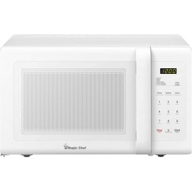 Magic Chef 0.9 Cu. Ft. 900W White Countertop Microwave Oven B07CCNBDX1