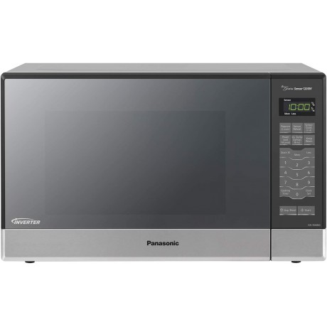 Panasonic Microwave Oven NN-SN686S Stainless Steel Countertop Built-In with Inverter Technology and Genius Sensor 1.2 Cubic Foot 1200W B01DEWZUG4