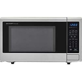 SHARP SMC1132CS Countertop Microwave 1.1 cu. ft. Capacity with 1000 Cooking Watts in Stainless Steel B071VFHMLC