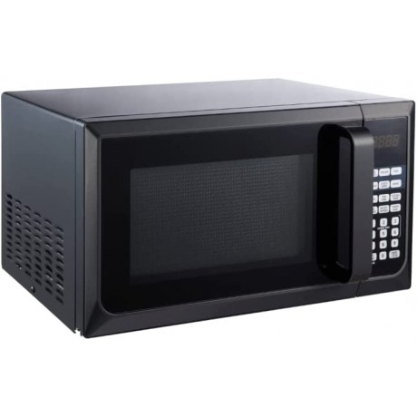 Stainless Steel 0.9 Cu. Ft. Black Microwave Oven B09Z1HS1HW