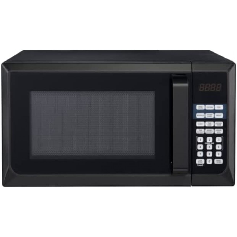 Stainless Steel 0.9 Cu. Ft. Black Microwave Oven B09Z1HS1HW