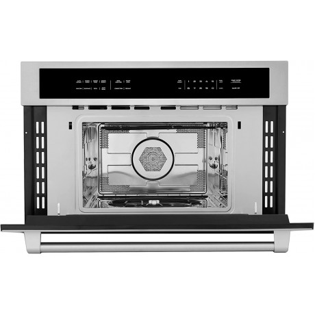 ZLINE 30 Inch wide 1.6 cu ft. Built-in Convection Microwave Oven in Stainless Steel with Speed and Sensor Cooking B09LWVWSSW