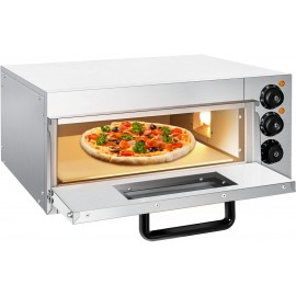 14''Commercial Pizza Oven Stainless Steel Pizza Oven Countertop Pizza Maker Toaster Home Multipurpose Handle and Removable Tray Oven for Restaurant Kitchen Pizza Pretzels Baked Roast Yakitori B09MD4X8Q3
