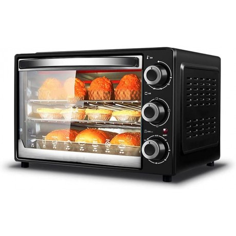 ALOW 32L Mini Automatic Electric Oven Multifunction Baking Machine 1500W Three-layers Cake Pizza Oven Kitchen Cooking Tools B09NY5KRST