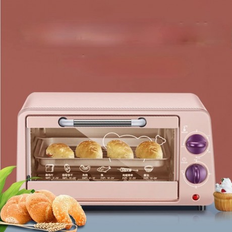 ALOW Mini Household Electric Oven Multifunction Pizza Cake Baking Grill Stove 30 Minutes Timer Toaster 2 Layers B09P3KB51L
