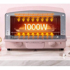 BelonLink Electric Mini Oven Toaster Multi Cooker Adjustable Temperature Control And Timer For Baking Cake Pizza 12L Color : Pink B09338TV86