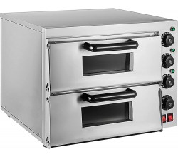 Electric Pizza Oven Single Double Deck Commercial  