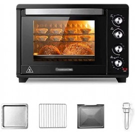 Kitchen Mini Toaster Oven 38L Electric Mini Oven 3D Recirculation Grill Functions Adjustable Temperature Control and Timer Baking Cake Pizza 540 470 421mm B09GG6KGMV