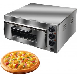 ZXMT 2000W Commercial Pizza Oven Stainless Steel Pizza Oven Countertop 110V Electric Pizza and Snack Oven Deluxe Pizza and Multipurpose Oven for Restaurant Home Pizza Pretzels Baked Dishes B09JZDH9C4