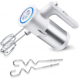 Hand Mixer LINKChef Hand Mixer Electric 5 speed beater for Whipping + Mixing Cookies Brownies Cakes Dough Batters Meringues & More B083XTLM4Y