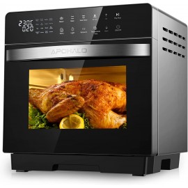 Air Fryer Toaster Countertop Oven APOHALO 6 in 1 Air Fryer Oven with 20L 21QT Large Smart Convection Oven Combo,1950W 14 Preset Modes,85% Oil Reduce B09VPD2K63