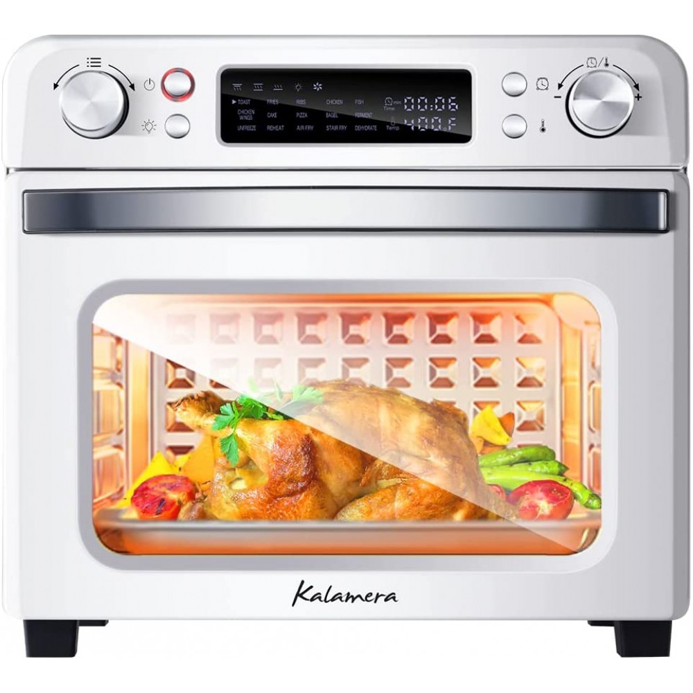 Kalamera Convection Toaster Ovens 24 Qt Counter-top Air Fryer Toaster Oven Combo 15-in-1 Mini Air Fryer w Auto Shut-Off 1700W B09KLTMYCC