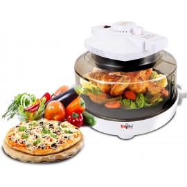 Total Chef Countertop Infrared Oven with Convection Air Circulation Time and Temperature Control 1300W Roast Steam Bake Broil Air Fry and More For Cottage Dorm Room RV Apartment Home B002BUGFWE