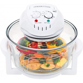 vidaXL Halogen Convection Oven with Extension Ring 1400 W 17.9 Quart B08D8P2YDB