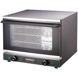 Winco ECO-250 0.8 Cu.Ft Quarter-Size Countertop Convection Oven 120V~60Hz 1440W 12A ETL Dual-Pane Tempered Glass Quiet Convection Oven B07GL4Z6LP