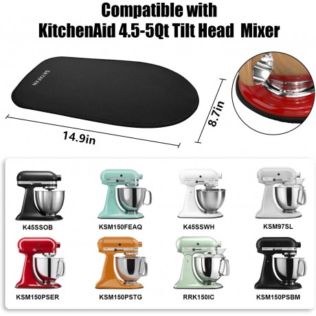 4 Pack Cord Organizer for Home Appliances and Mixer Mover Sliding Mat for KitchenAid 4.5-5Qt Tilt-Head Stand Mixer B0B3CK9WTZ