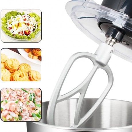 Genmine Stand Mixer 10-Speed 5.5-QT Tilt Head Food Mixer with Dough Hook Beater and Whisk Stainless Steel Bowl for Baking Bread,Cakes,Cookie,Pastries Muffins and WafflesBlack B09YGTM2JR