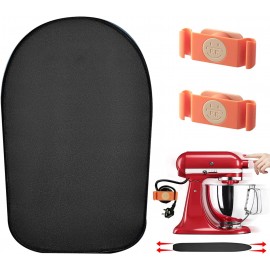 Mixer Sliding Mat for KitchenAid Stand Mixer Mixer Slider Mat Kitchen Appliance Slide Mats Mixer Mover for KitchenAid 4.5-5 Qt Tilt-Head Stand Mixer Classic Mixer with two Cord Organizers. B09TJGYX23