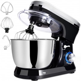 Stand Mixer 4.8QT Kitchen Electric Mixer Tilt-Head Food Dough Mixer 380W 8-Speed with Whisk Dough Hook Mixing Beater & Splash Guard for Baking Cake Cookie Kneading B09BZNFFXC