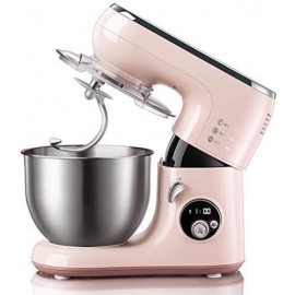 YAO-Household Stand Mixers Stand Mixer Dough Mixer Tilt-Head 5L 6-Speed Multifunction Home Kitchen Fully Automatic Small Chef Machine Egg Beater, B07ZR9PNSJ