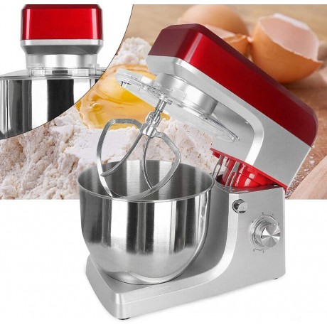 YIYIBYUS Stand Mixer,Bread Mixer 7L Stainless Steel Bowl 6-Speed Kitchen Food Stand Mixer 1200W B094QBBHS4