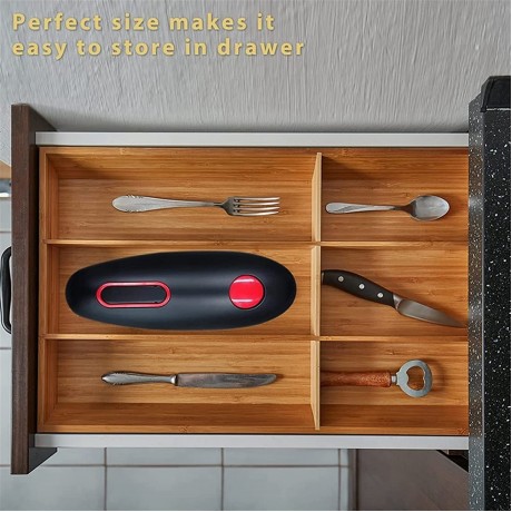 Qngyhe kitchen multifunctional can opener Electric Can Opener Automatic Safety Can Opener with One Contact Restaurant Battery Operated Handheld Can Openers Color : Black B0B2W9P9HM
