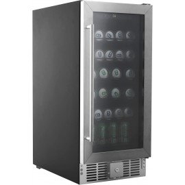 Northair 15 Inch Wine Fridge 30 Bottle Wine Cooler with Alarm System Temperature Memory Function Built in or Freestanding 35-61℉ B098NQ4MV2