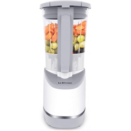 La Reveuse Multi-Functional Pulse Blender Countertop 400 Watts with 4.2-Cup Chopping Jar,for Blending Mixing,Mincing,White B082VS6ZTD