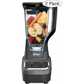Ninja Professional 72oz Countertop Blender with 1000-Watt Base and Total Crushing Technology for Smoothies Ice and Frozen Fruit BL610 Black Twо Расk B07ZZJJL2C