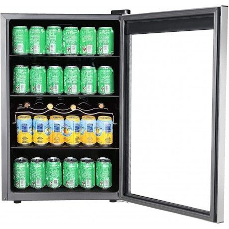 RCA RMIS1530 Freestanding Beverage Center Cooler Fridge Fits 110 Cans or 36 Wine Bottles Black B08QDW4VKB