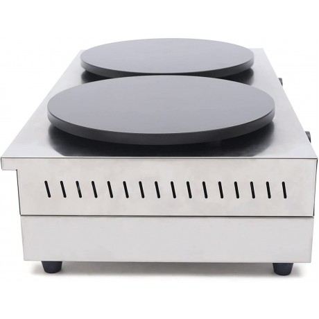 DNYSYSJ Automatic Hot Plate 2 Burner Commercial Electric Portable Counter top Stove 110V B09WVFN6ZX