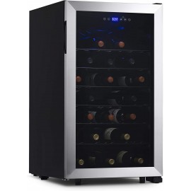 NewAir Compressor Wine Cooler Refrigerator 50 Bottle Capacity Freestanding Wine Cellar in Stainless Steel NWC050SS00 B087WGDYQ9