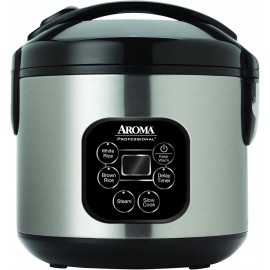 Aroma Professional Rice Cooker Multicooker Silver ARC-934SBD B071LD8JHM