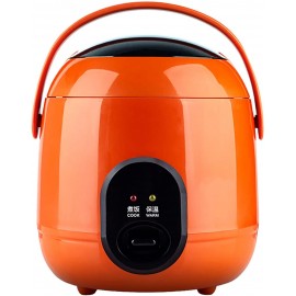 BJHYN Mini Rice Cooker for 1-2 People Food Steamer with Removable Non Stick Pot One Click Cooking 200W Small Power Ideal for Stews Soups Porridge B09W2JTYF4