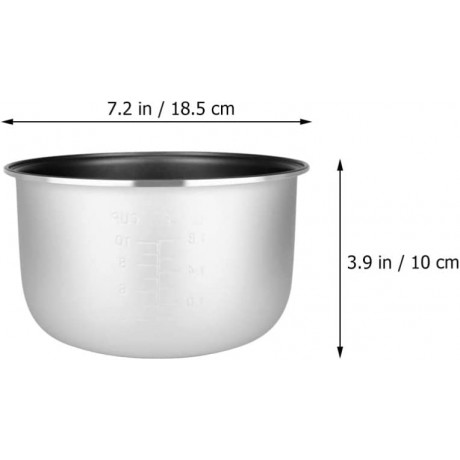 Cooker Inner Pot Rice Cooker Inside Pot Non Stick Pressure Cooker Pot Baking Cake Pot Mold for Home Kitchen B09ZXYMT46