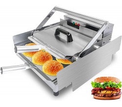 2000W Commercial Baked Hamburger Machine Toaster,D 