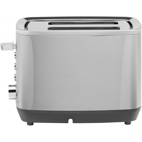 GE 2-Slice Toaster Easy-to Use 850 Watt Toaster with Pre-Set Controls for 7 Shade Settings Bagels & Frozen Items Extra-Wide Slots for Bread & Bagels Stainless Steel G9TMA2SSPSS Renewed B0979MPJDS