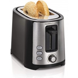 Hamilton Beach 2 Slice Extra Wide Slot Toaster with Shade Selector Toast Boost Auto Shutoff Black 22633 B01KZ729F6