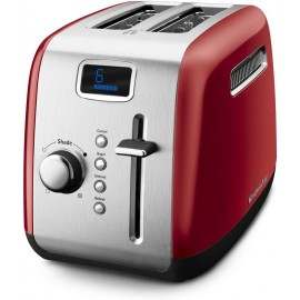 KitchenAid KMT222ER 2-Slice Toaster with Manual High-Lift Lever and Digital Display Empire Red B005Z5QG76