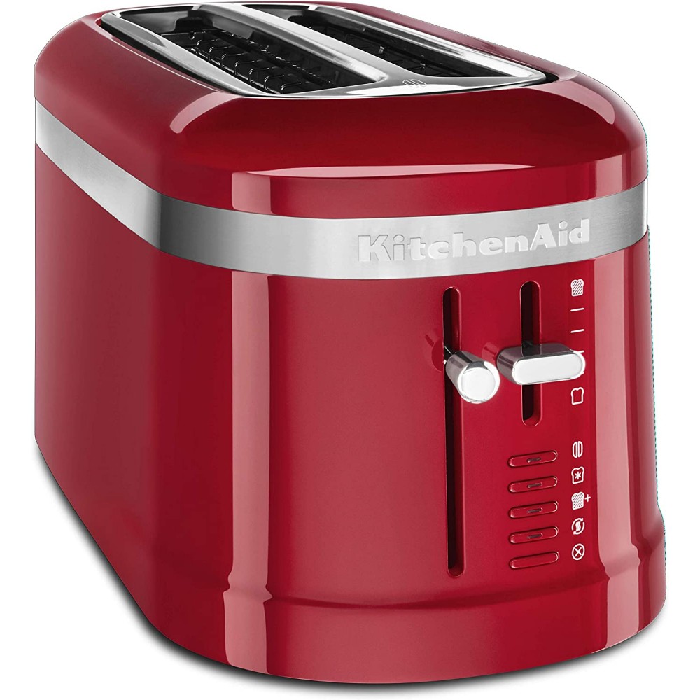 KitchenAid KMT5115ER 4 Slice Long Slot High-Lift Lever Toaster Empire Red B07HBPQX35